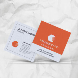 Tarjetas de Visita Cuadradas